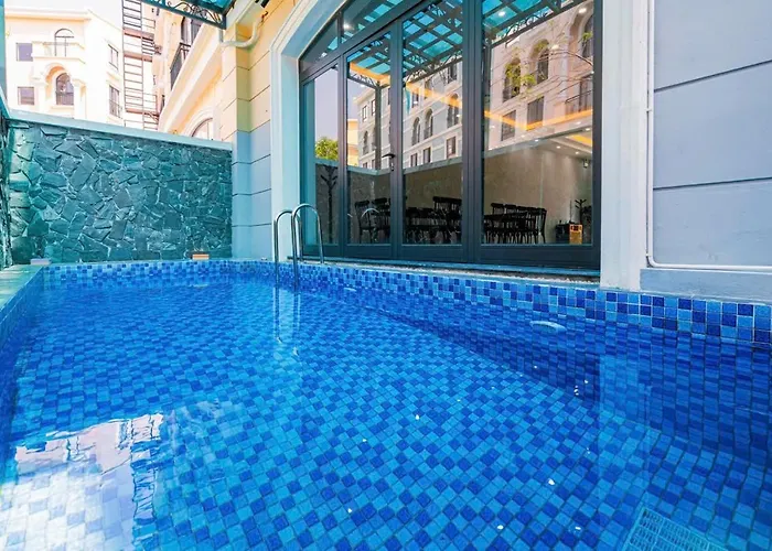 Chuoi Harbour Bay Bai Chay 7 Ngu - Sat Bien - Be Boi Rieng - Day Du Tien Nghi Villa Ha Long