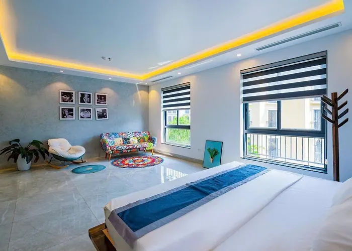Villa Chuoi Harbour Bay Bai Chay 7 Ngu - Sat Bien - Be Boi Rieng - Day Du Tien Nghi *